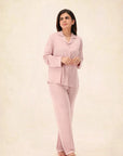 Blush Modal Button-Down Set