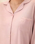 Blush Modal Button-Down Set