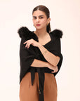 SABLE Woolen Cape