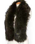 Natural Fur Stole - Emerald Green(Delivery:2 Weeks) - LA' PELLO