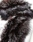 Silver Natural Fur Stole - LA' PELLO