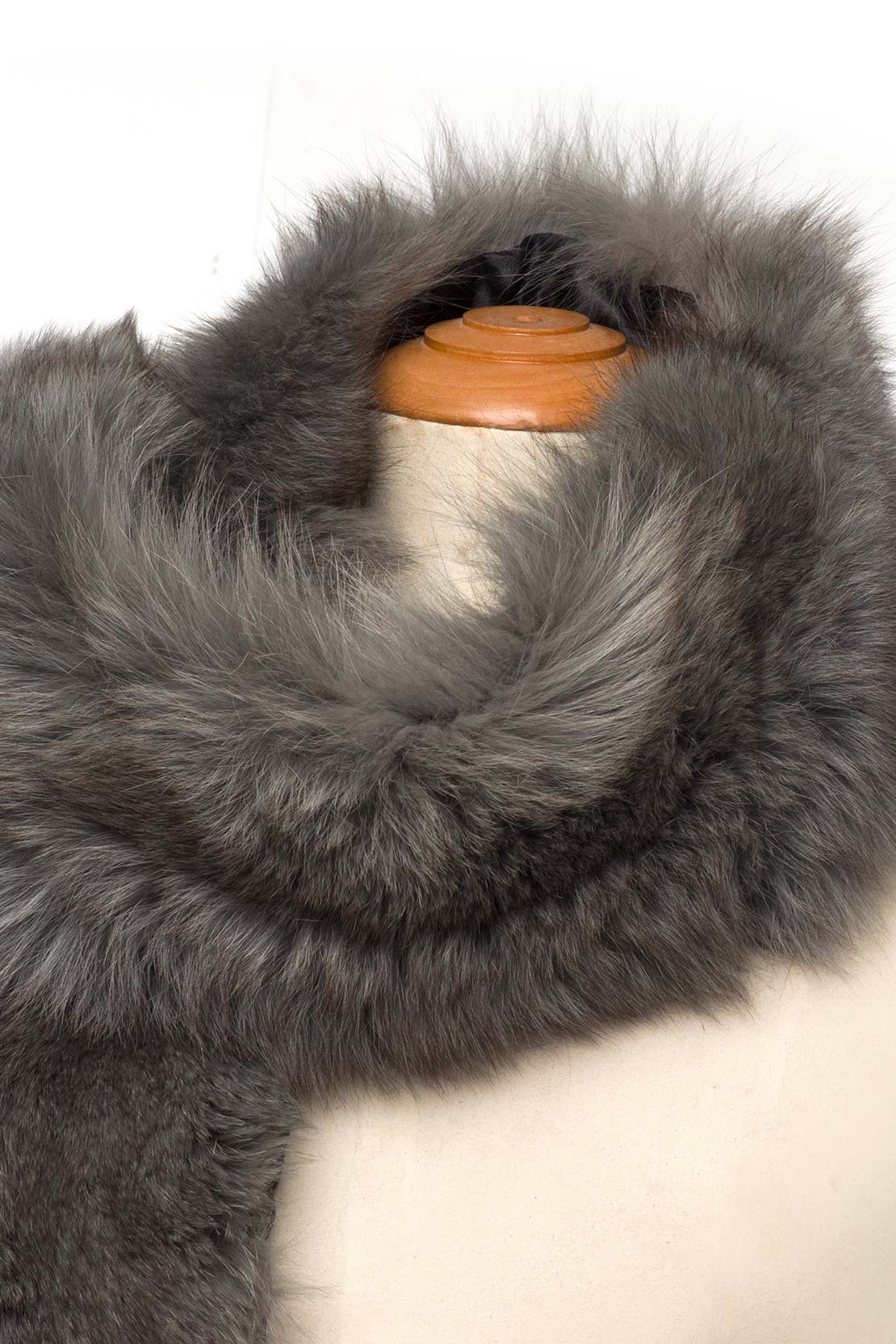 Full Natural Fur Stole - Smog - LA' PELLO