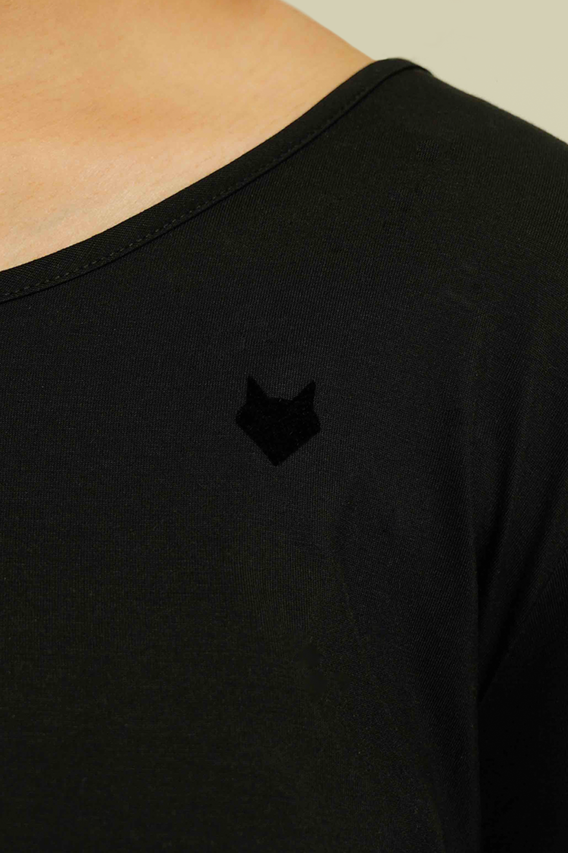 Noir – Black Full-Sleeve Top + Pajama