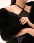 CELINE Black Fur Stole