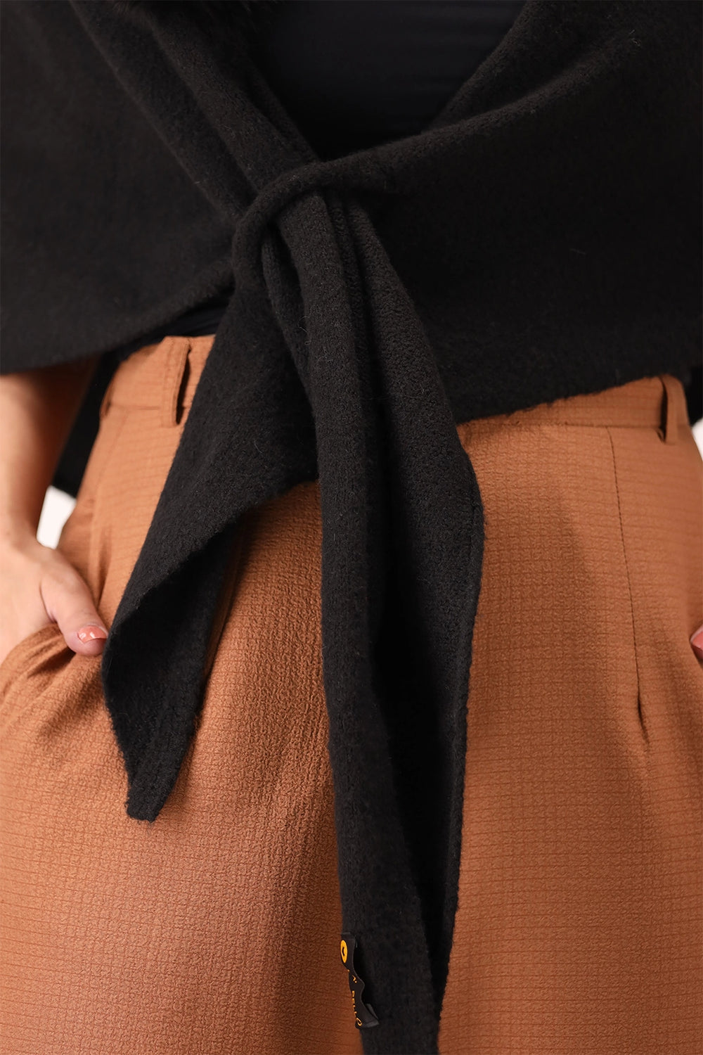 SABLE Woolen Cape