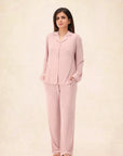 Blush Modal Button-Down Set