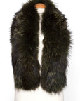 Natural Fur Stole - Emerald Green(Delivery:2 Weeks) - LA' PELLO