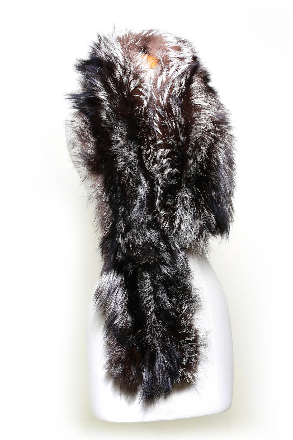 Silver Natural Fur Stole - LA' PELLO