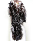 Silver Natural Fur Stole - LA' PELLO