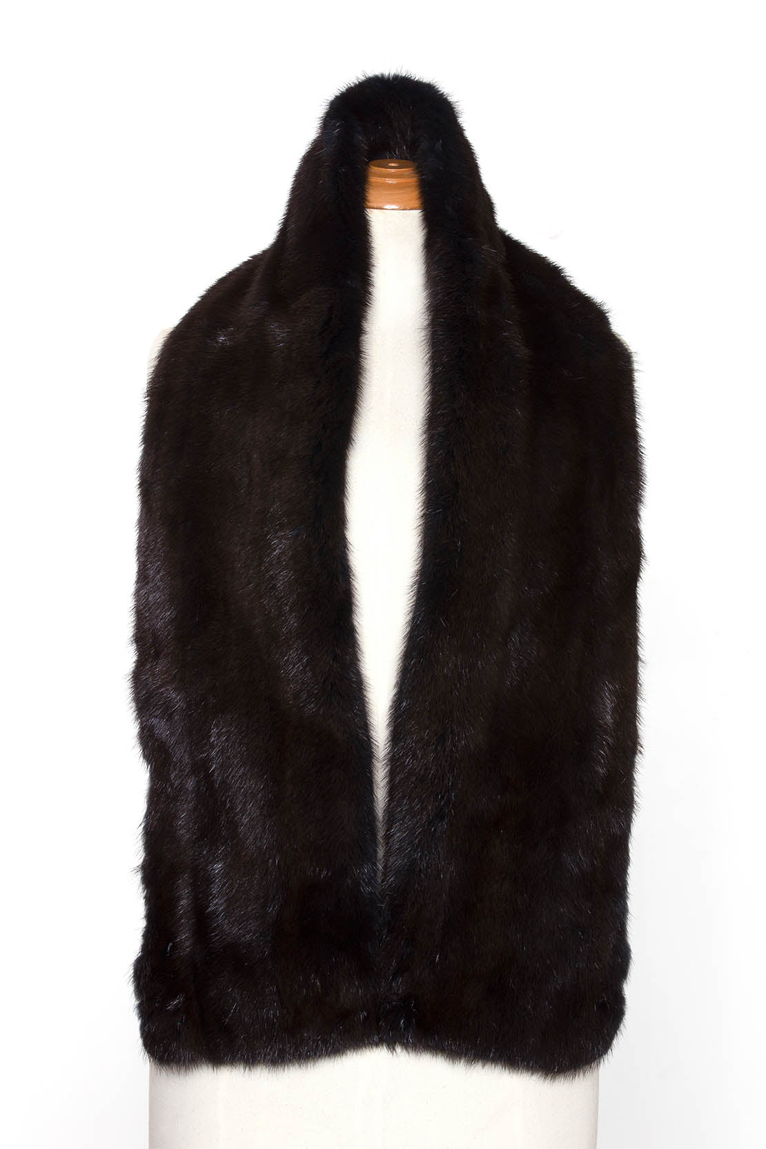 Natural Fur Capelet Vessel - LA' PELLO