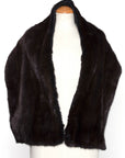 Natural Fur Capelet Vessel - LA' PELLO